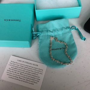 Never worn sterling silver Tiffany bracelet
